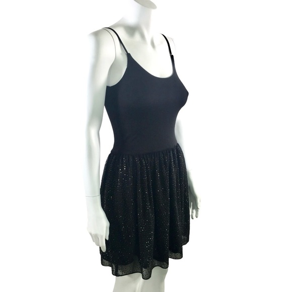 Joe's Jeans Black Sparkle Ballet Dress Balletcore size Small - Picture 2 of 11